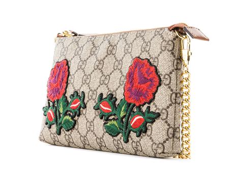 gucci pochette colorata con fiori|borse gucci.